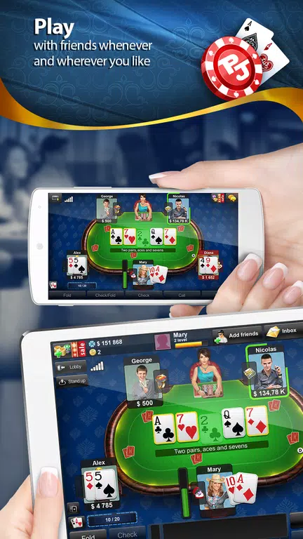 Poker Jet: Texas Holdem and Omaha Screenshot 1