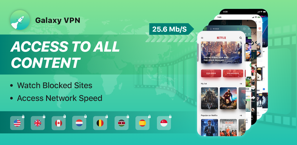 GalaxyVPN - Unlimited Fast VPN Screenshot 1