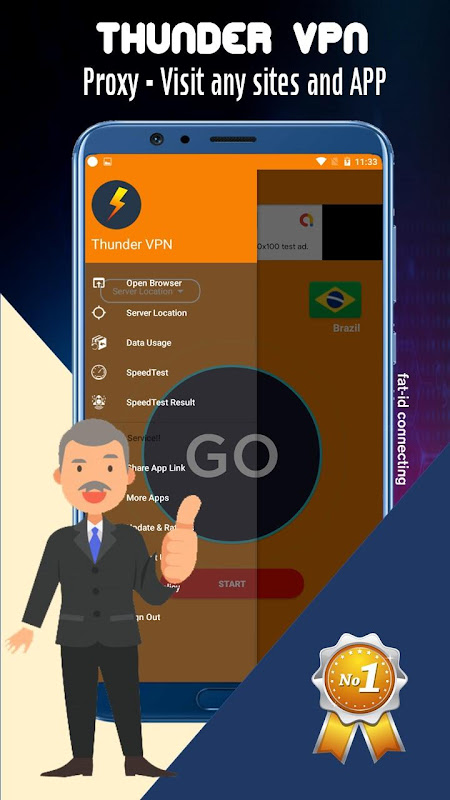 Thunder VPN Lite - The Best VPN for Android Screenshot 2