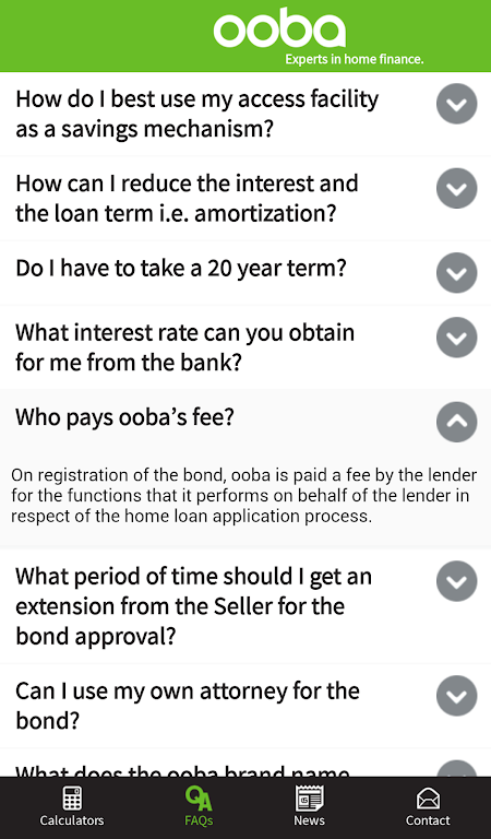 ooba Home Loans Calculators Screenshot 3