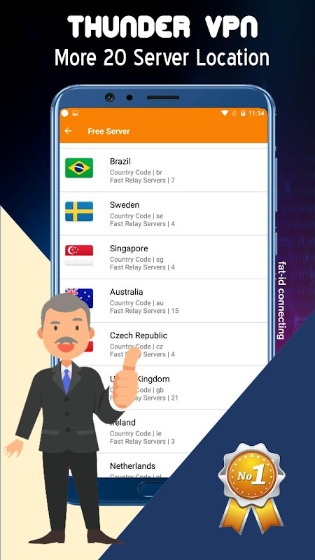 Thunder VPN Lite - The Best VPN for Android Screenshot 4