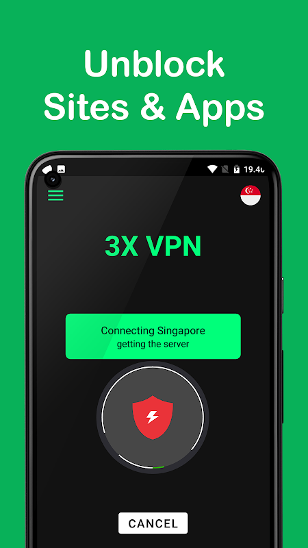 3X VPN Proxy - VPN Master, Unlimited VPN Private Screenshot 1