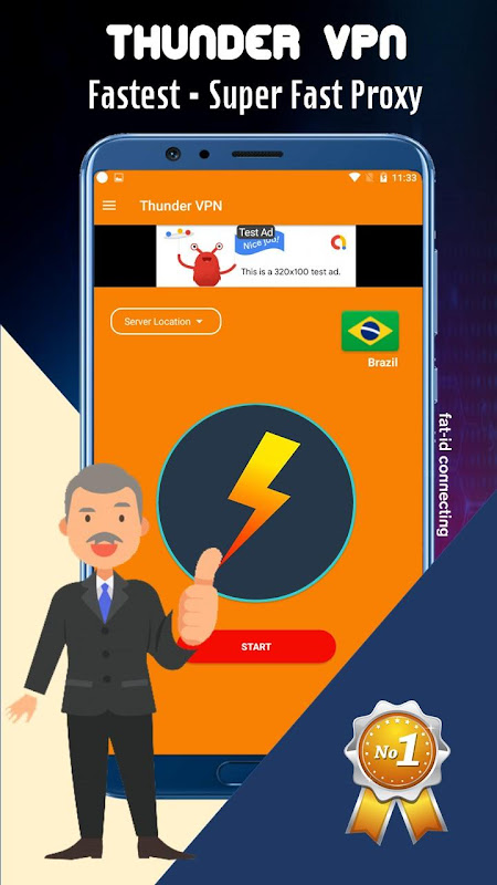 Thunder VPN Lite - The Best VPN for Android Screenshot 1