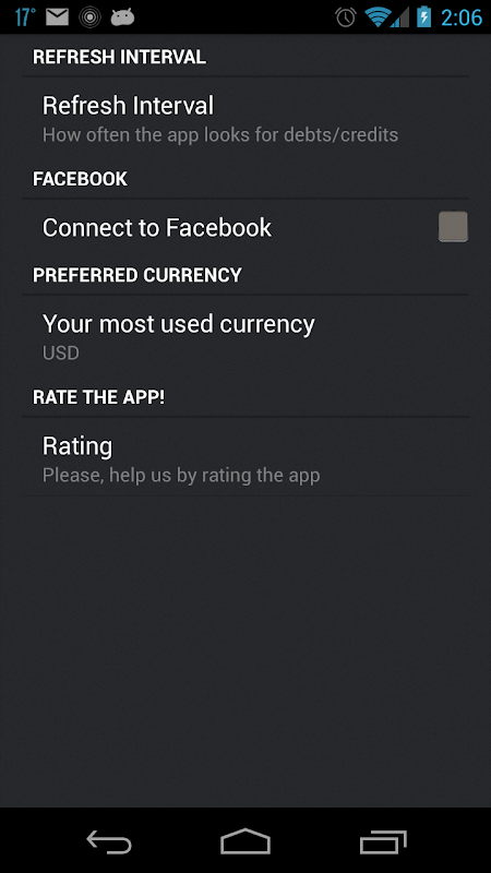 IOU - Debt and Credit Manager Screenshot 4