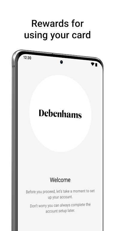 Debenhams Credit Card Screenshot 1