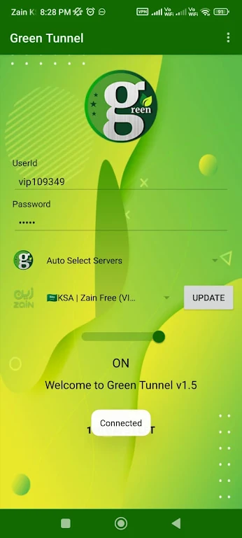 Green Tunnel VPN Screenshot 2