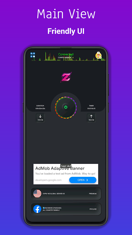 ZOEY VPN: fast & secure Screenshot 1