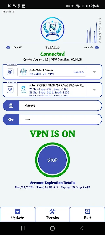 NAZMUL VIP VPN Screenshot 2