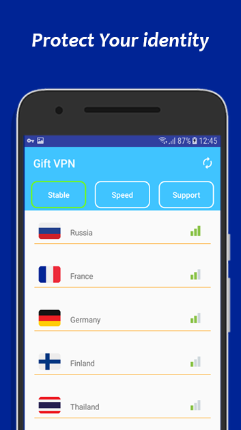 GIFT VPN - Unlimited VPN Screenshot 1