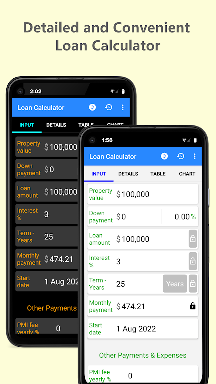 Mortgage Loan AJ Calculator Screenshot 2