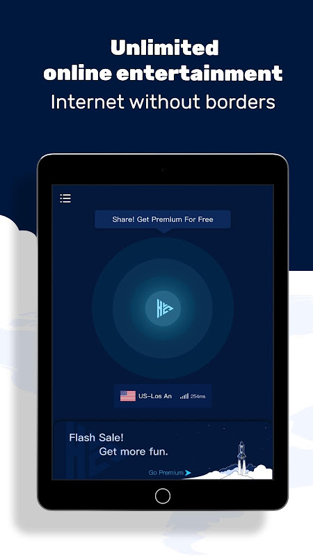 HclipsVPN: Unblock Video Free Screenshot 1