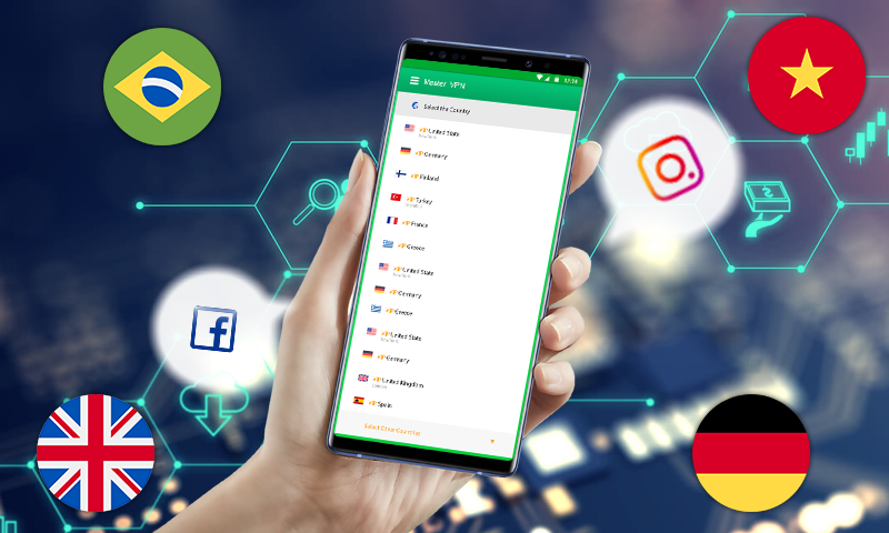 Super VPN Hotspot free unlimited vpn proxy master Screenshot 3