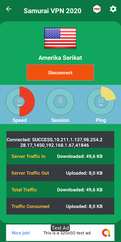 Samurai VPN 2020 Screenshot 3