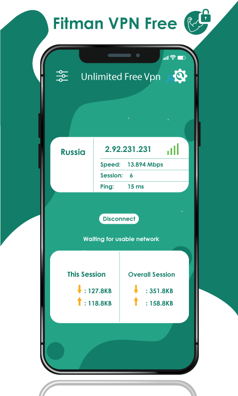 Fitman Super VPN Unlimited Hotspot-Unblock Proxy Screenshot 2