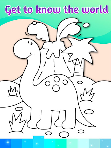 Coloring Pages Kids Games with Animation Effects Screenshot 2