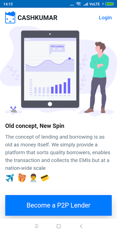 Cashkumar Lenders - P2P Investments in India Screenshot 2