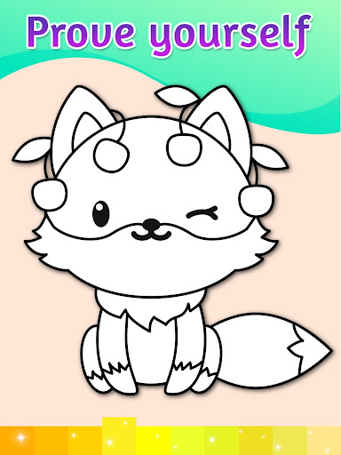 Coloring Pages Kids Games with Animation Effects Screenshot 1