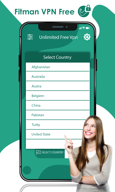 Fitman Super VPN Unlimited Hotspot-Unblock Proxy Screenshot 4