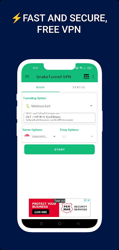 SnakeTunnel VPN Screenshot 3