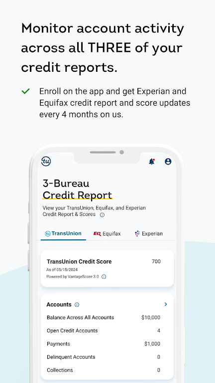 TransUnion: Credit Monitoring Screenshot 4