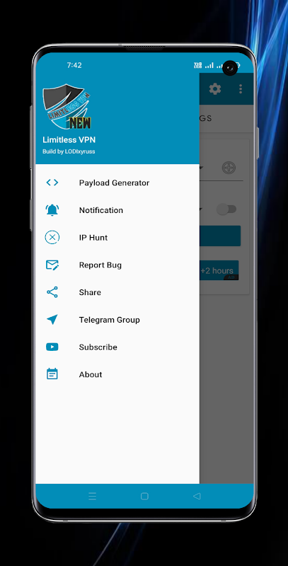 Limitless VPN - SSH/SSL Core Screenshot 1