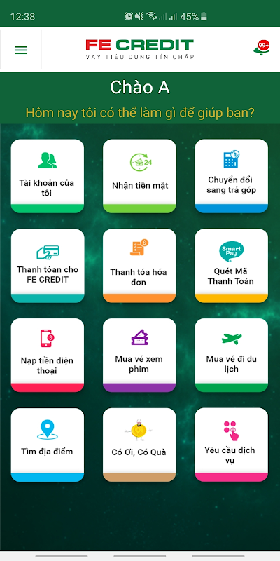 FE CREDIT Mobile: Vay tiêu dùng,Thẻ ,Bảo Hiểm Screenshot 2