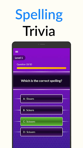 Spelling Quiz: Spell the words Screenshot 1