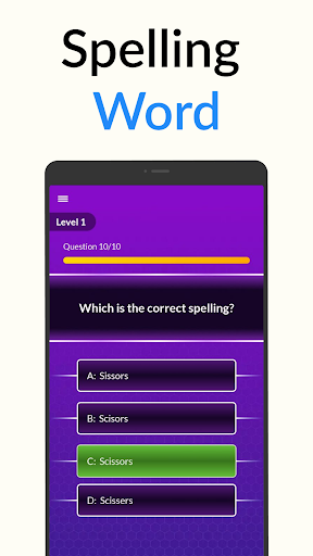Spelling Quiz: Spell the words Screenshot 2