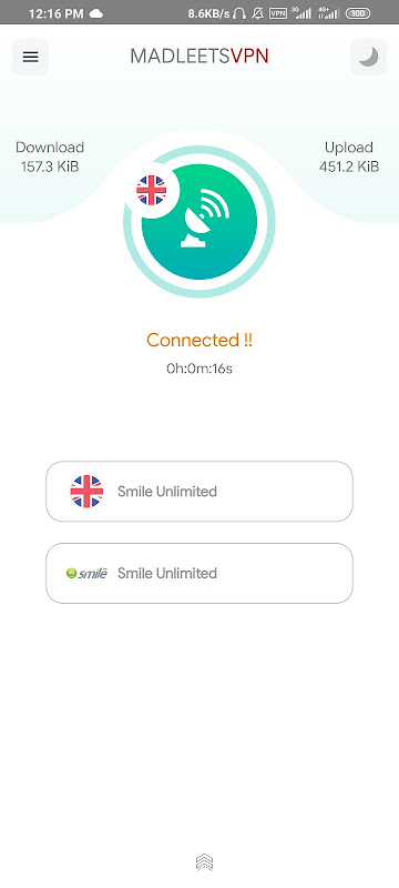 Madleets VPN SSH|DNS|WebSocket Screenshot 4