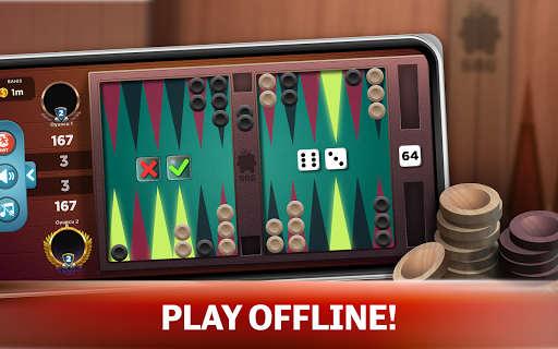 Backgammon - Offline Free Board Games Screenshot 2