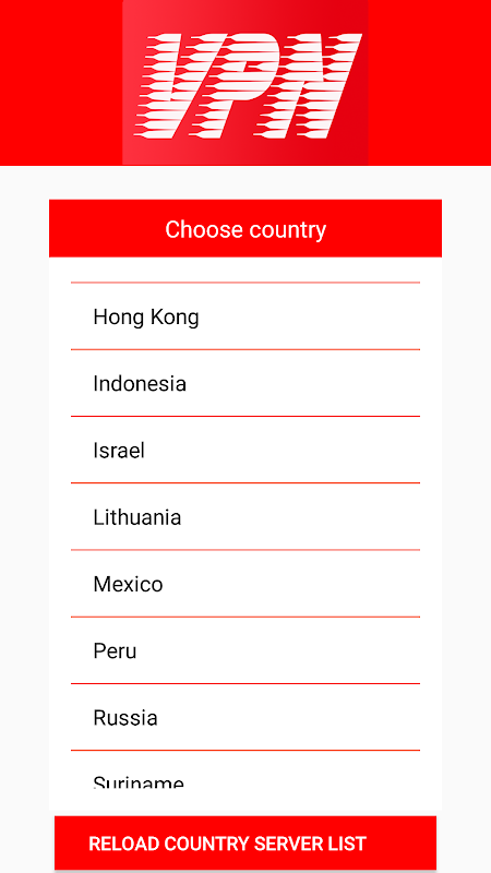 Red VPN - Unlimited Lifetime VPN Screenshot 1