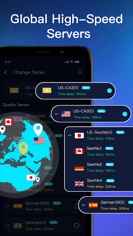 Private VPN：Network Booster Screenshot 4