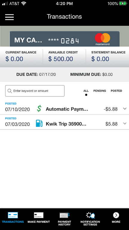 ThriventCU Credit Card Screenshot 3