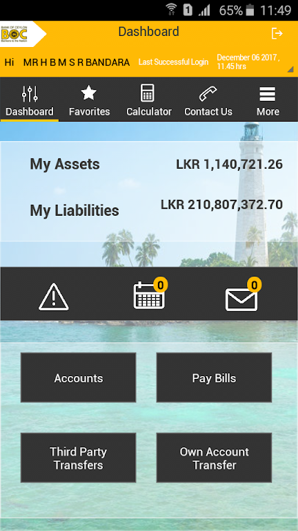 Bank of Ceylon Mobile Banking Screenshot 3