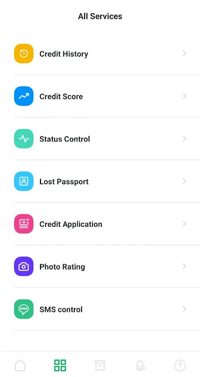 Credit history Screenshot 3