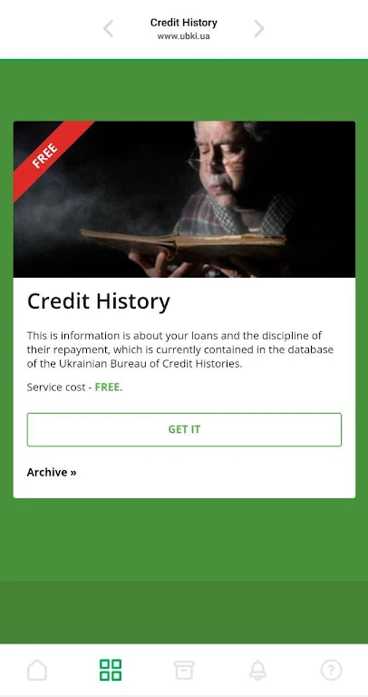 Credit history Screenshot 4