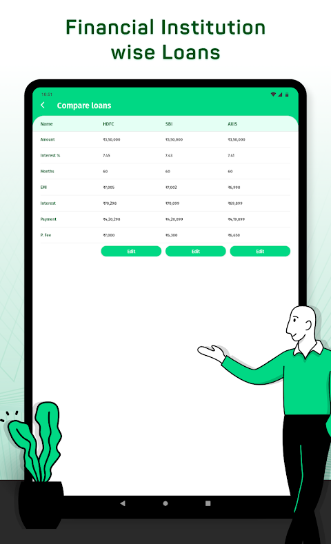 Financial Loan Calculator App Screenshot 3