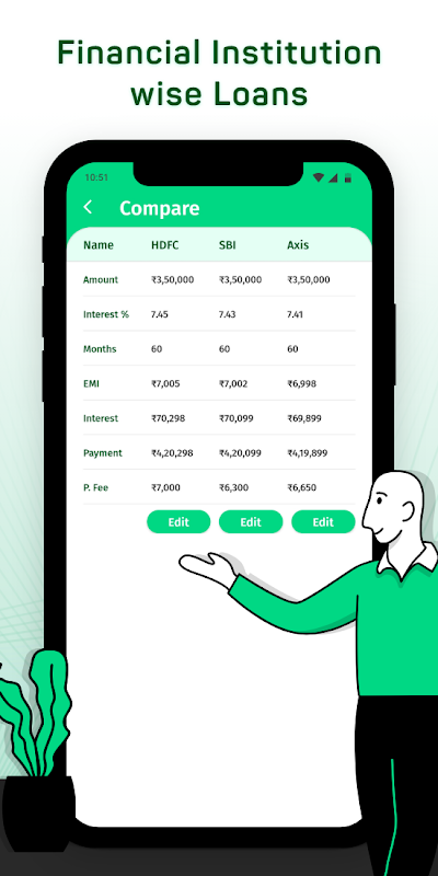 Financial Loan Calculator App Screenshot 1