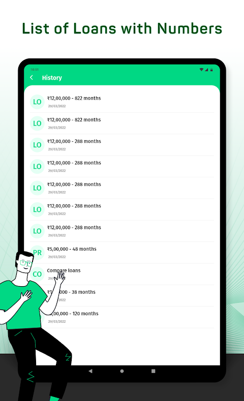 Financial Loan Calculator App Screenshot 2