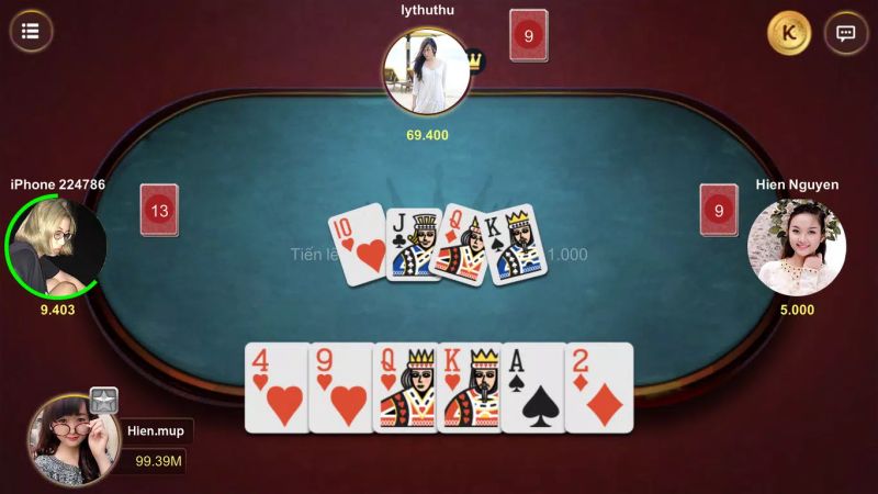 Game bai Online - Vua danh bai Screenshot 2