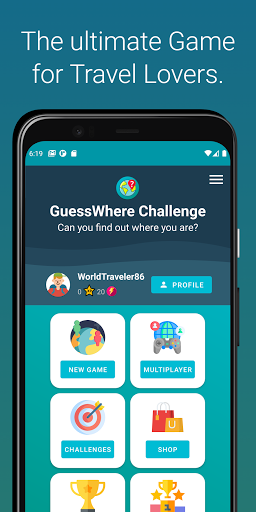 GuessWhere Challenge - Can you guess the place? Screenshot 1