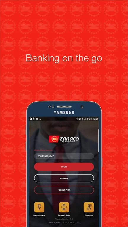 ZANACO Mobile Banking Screenshot 1