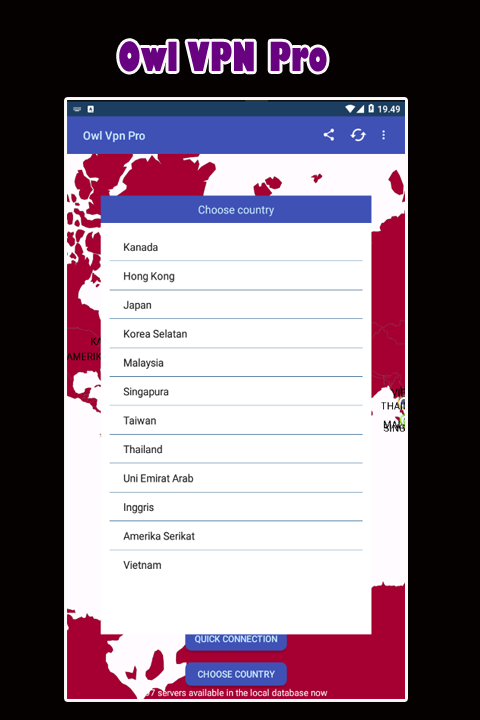 Owl VPN Pro Unlimited - Super Fast Internet Access Screenshot 2