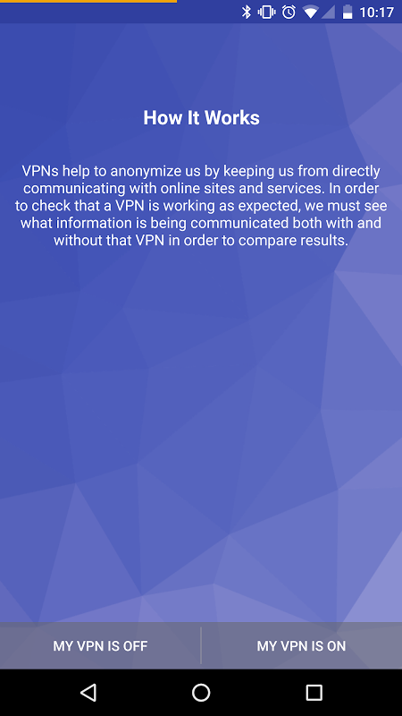 VPN Test Screenshot 1