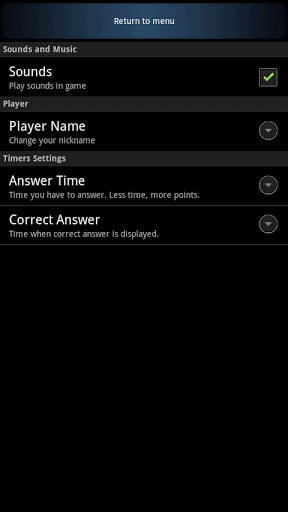 HP Quotes Quiz Screenshot 1