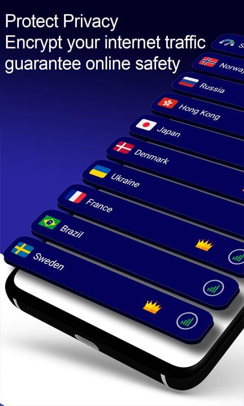 Secure VPN – Fast & Unlimited ultra secure VPN Screenshot 3