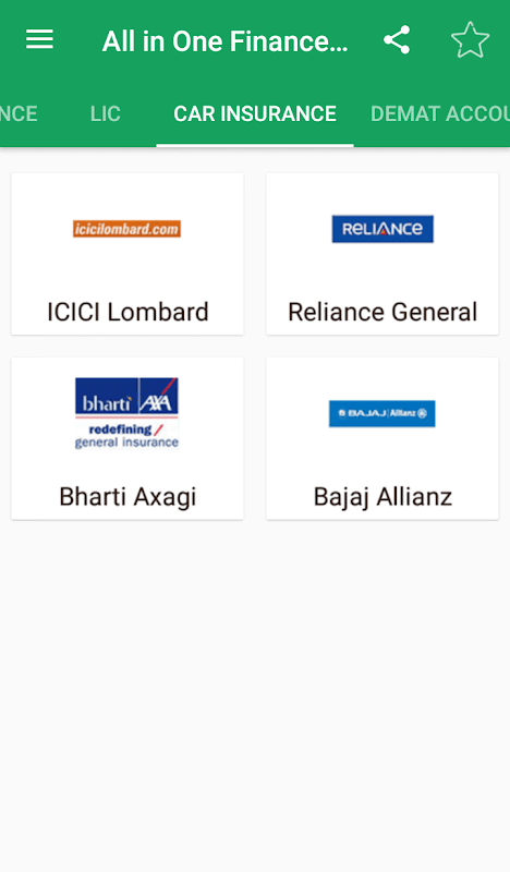 Apply Credit Cards, Loans, EMI & LIC Calculator Screenshot 2