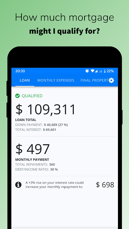 Loaner | Mortgage calculator Screenshot 4