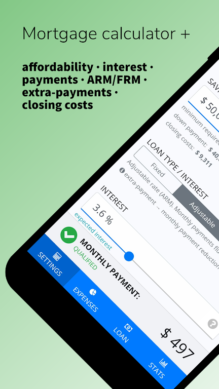 Loaner | Mortgage calculator Screenshot 1