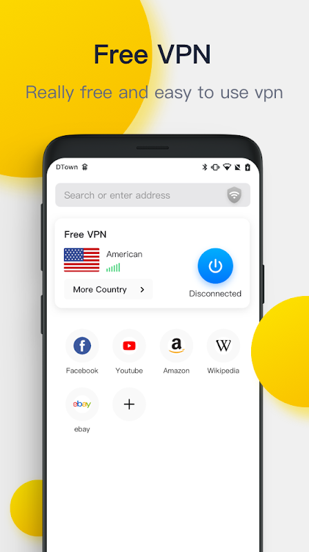 Zero VPN Browser - Free Fast Safe Unblocker Screenshot 3